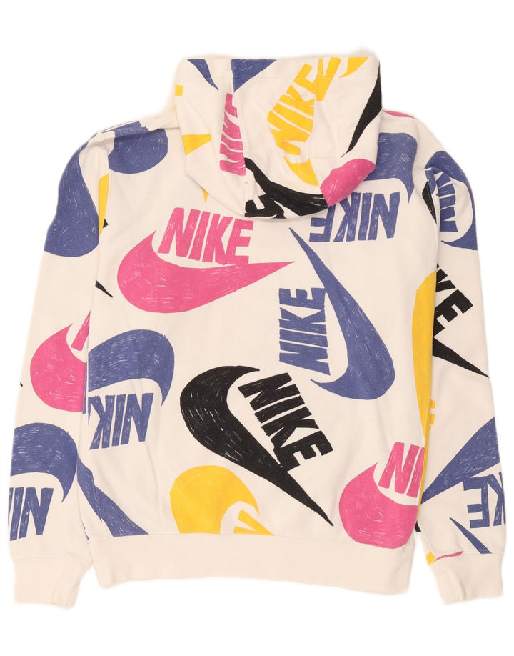 Nike Herren-Kapuzenpullover mit Grafik, mittelweiße Baumwolle