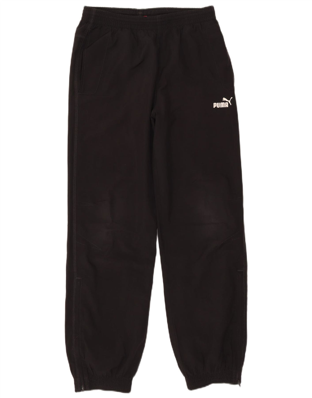 Puma Jungen Graphic Trainingshose Jogger 13–14 Jahre, schwarzes Polyester