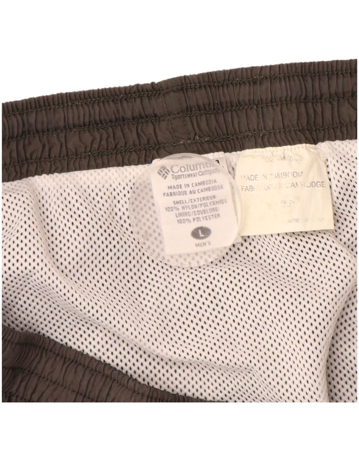 Columbia Herren-Badeshorts, groß, graues Polyester