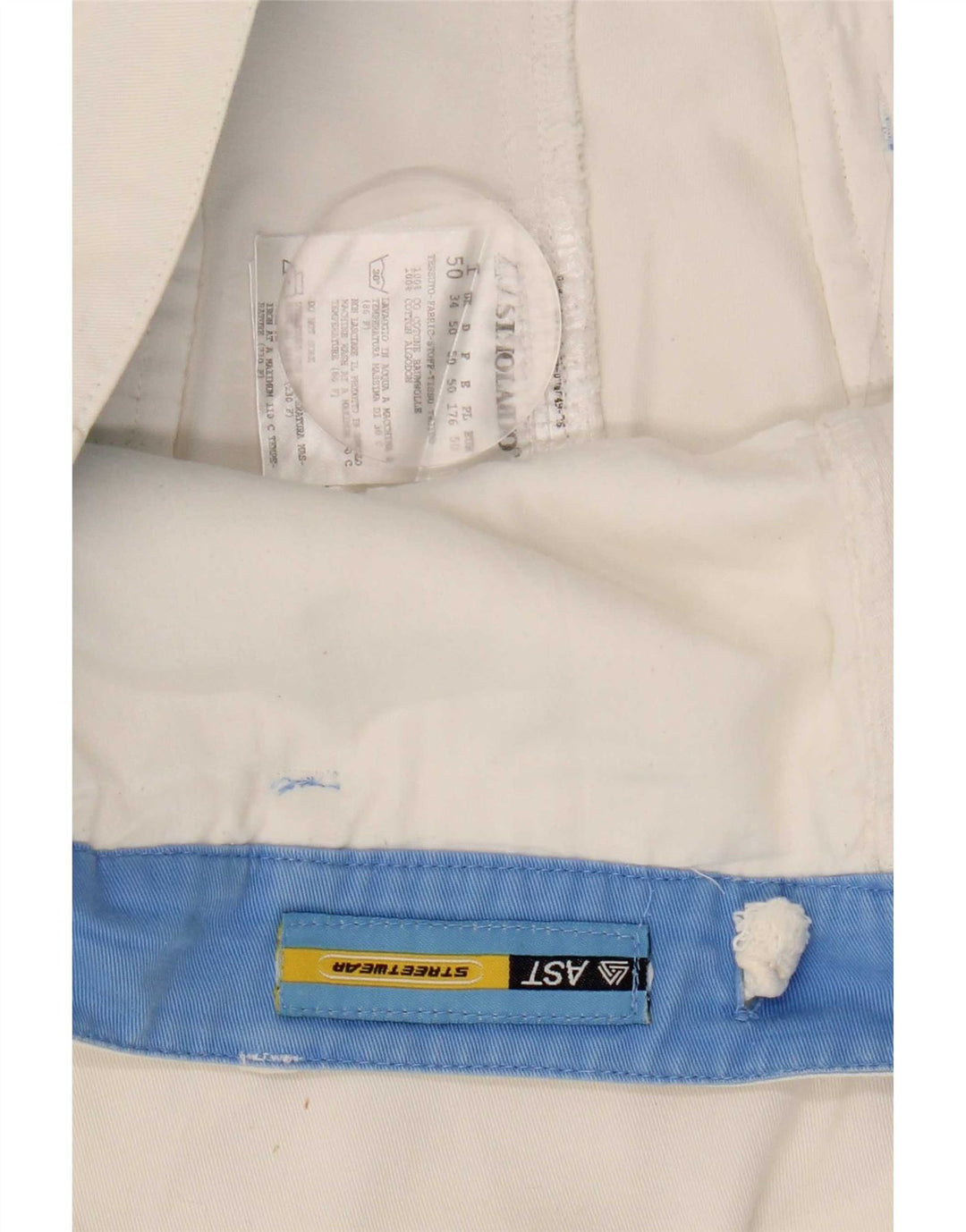 AST Herren Cargoshorts W34 Große weiße Baumwolle