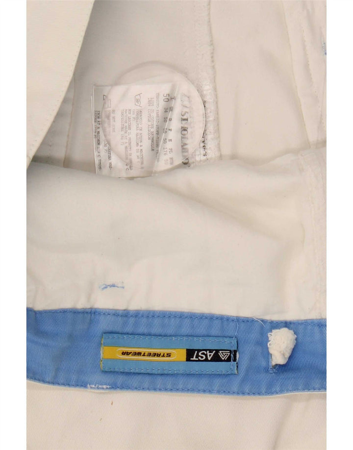 AST Herren Cargoshorts W34 Große weiße Baumwolle