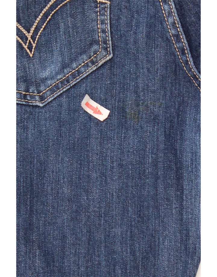 Levi's Damen 524 Straight Jeans W29 L32 Blaue Baumwolle