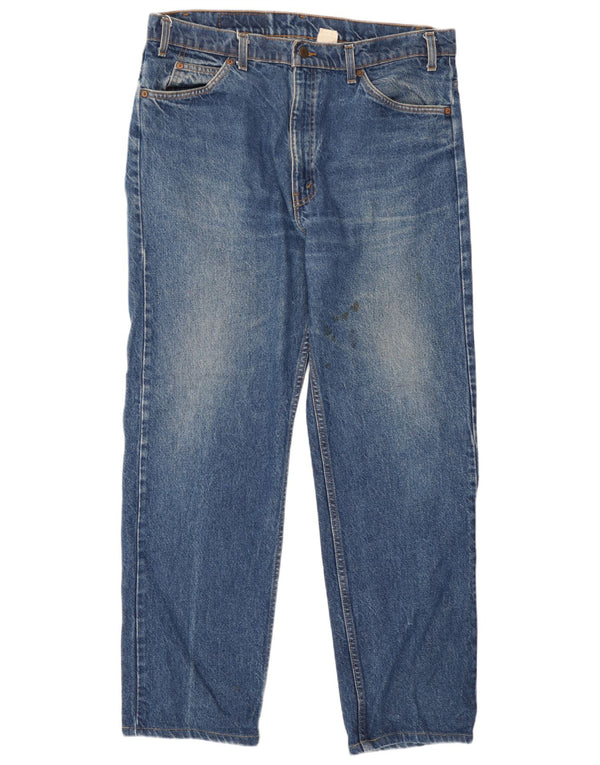 Levi's Herren 505 Straight Jeans W38 L30 Blau