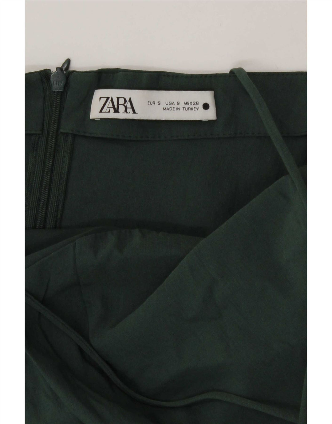 Zara Damen figurbetontes Kleid UK 8 Small Grün