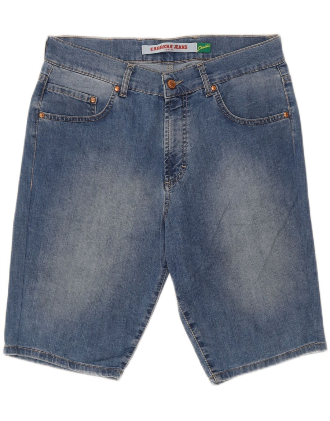 Carrera Herren 721 Denim Shorts W33 Mittelblaue Baumwolle