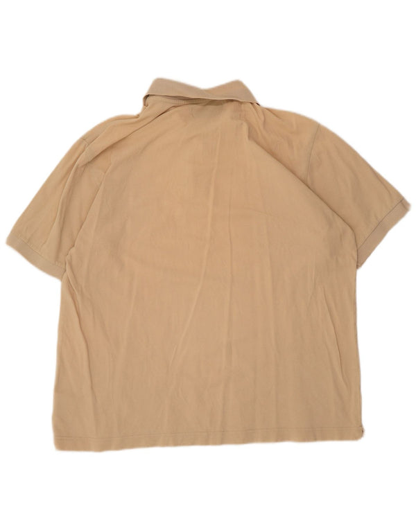 Kappa Herren Poloshirt Large Beige Baumwolle