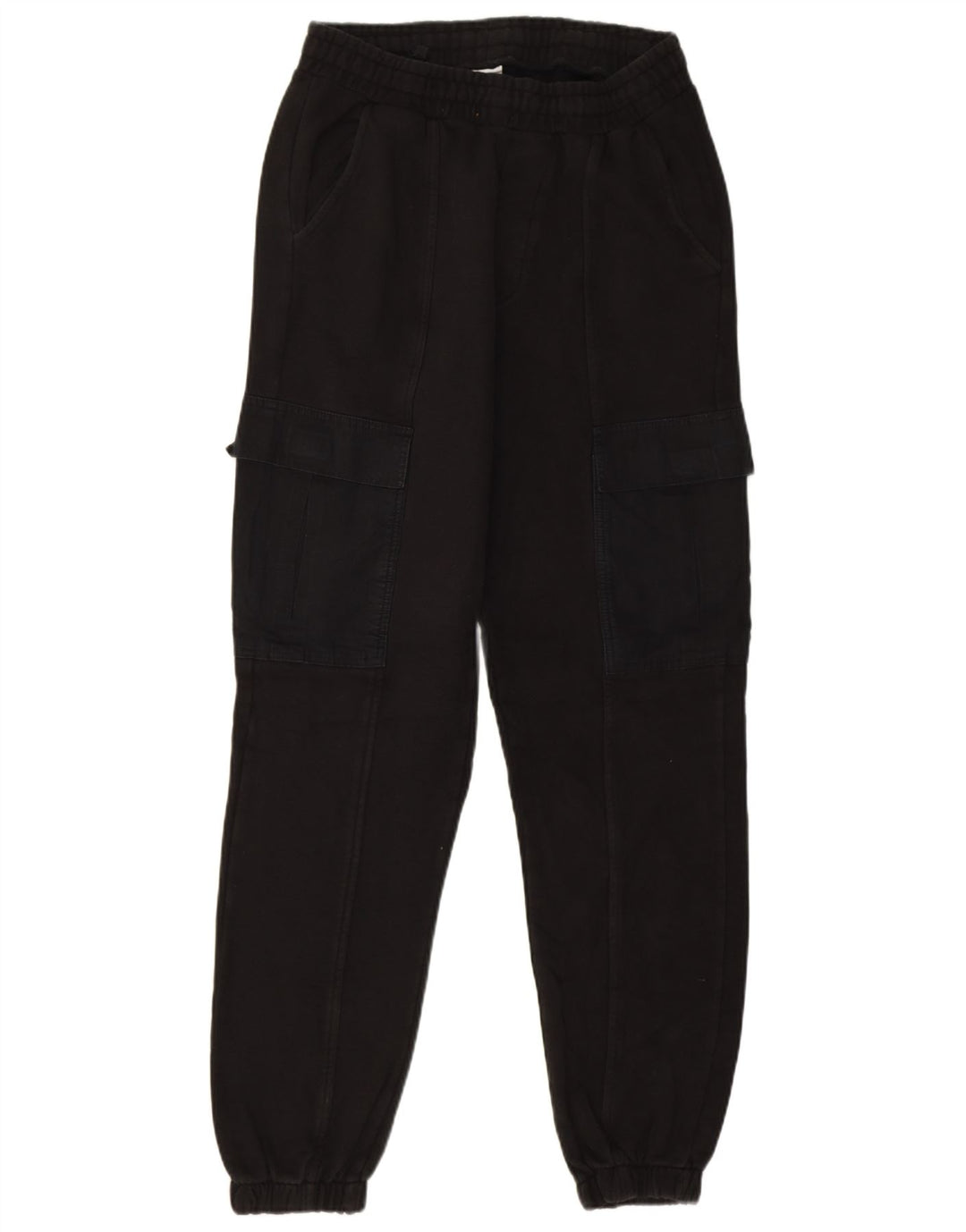 Zara Herren Cargo-Trainingshose, Jogginghose, mittelschwarz, Baumwolle
