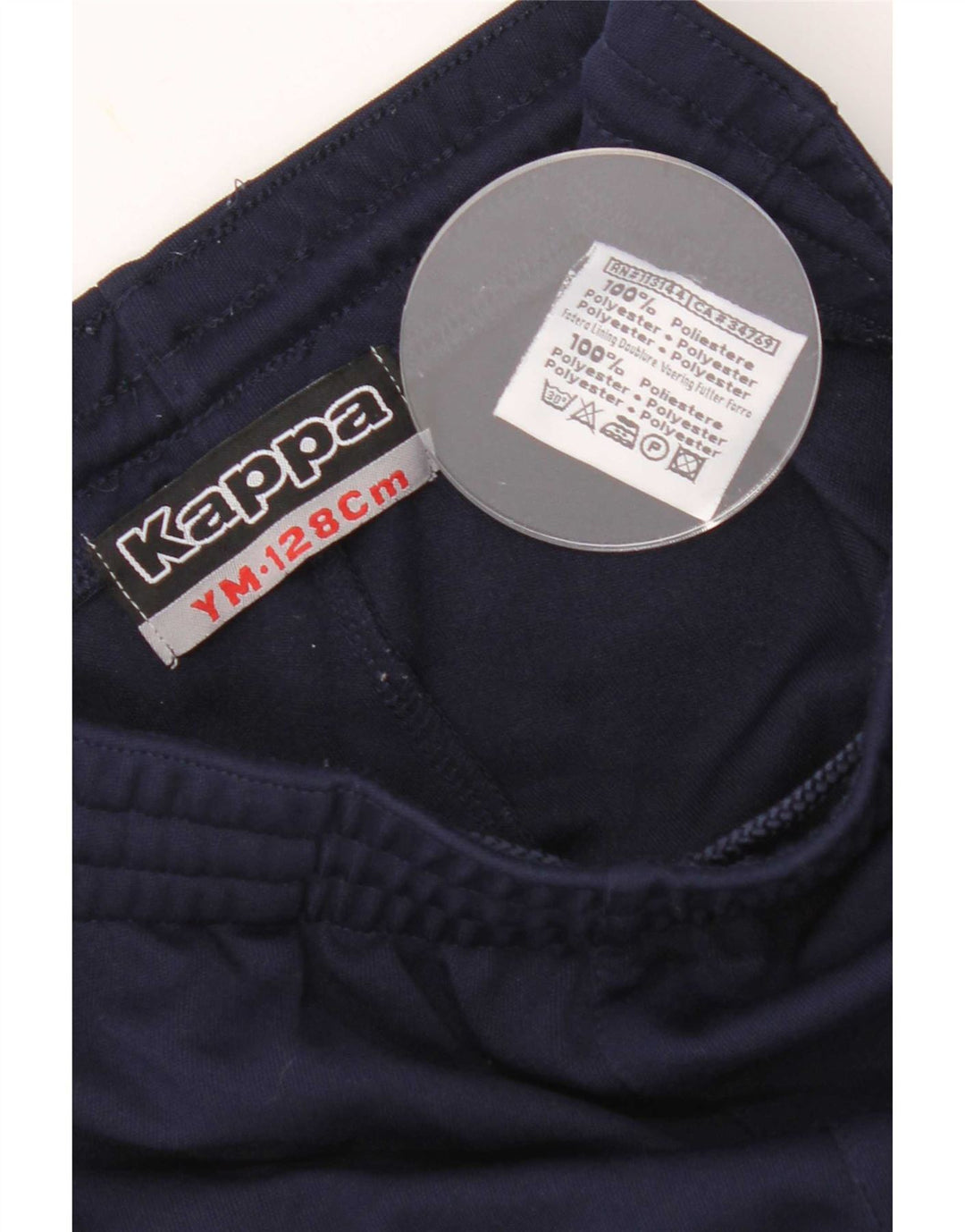 Kappa Sportshorts für Jungen, 7–8 Jahre, mittelgroß, marineblau, Polyester