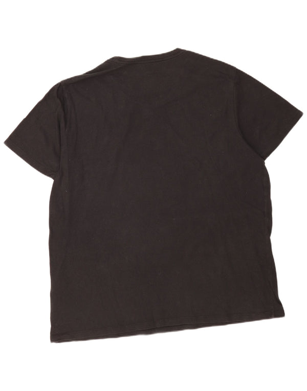 Levi's Herren-T-Shirt mit Standard-Passform, XL, schwarze Baumwolle