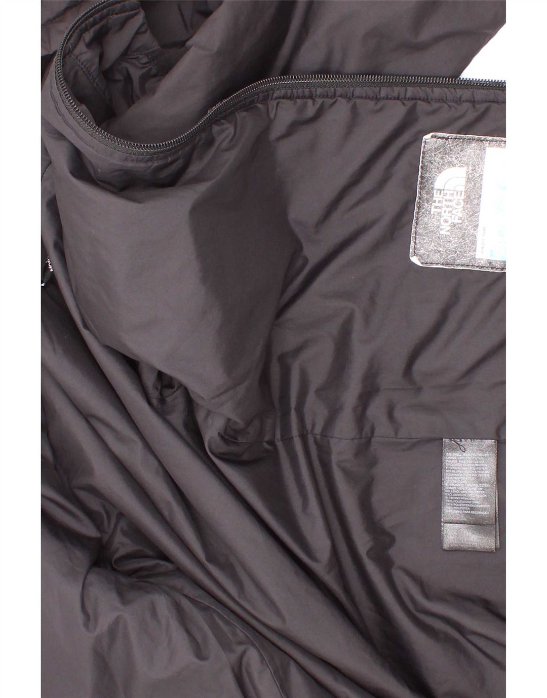 The North Face Wattierte Jacke mit grafischer Kapuze für Jungen, 7–8 Jahre, Größe S, Schwarz