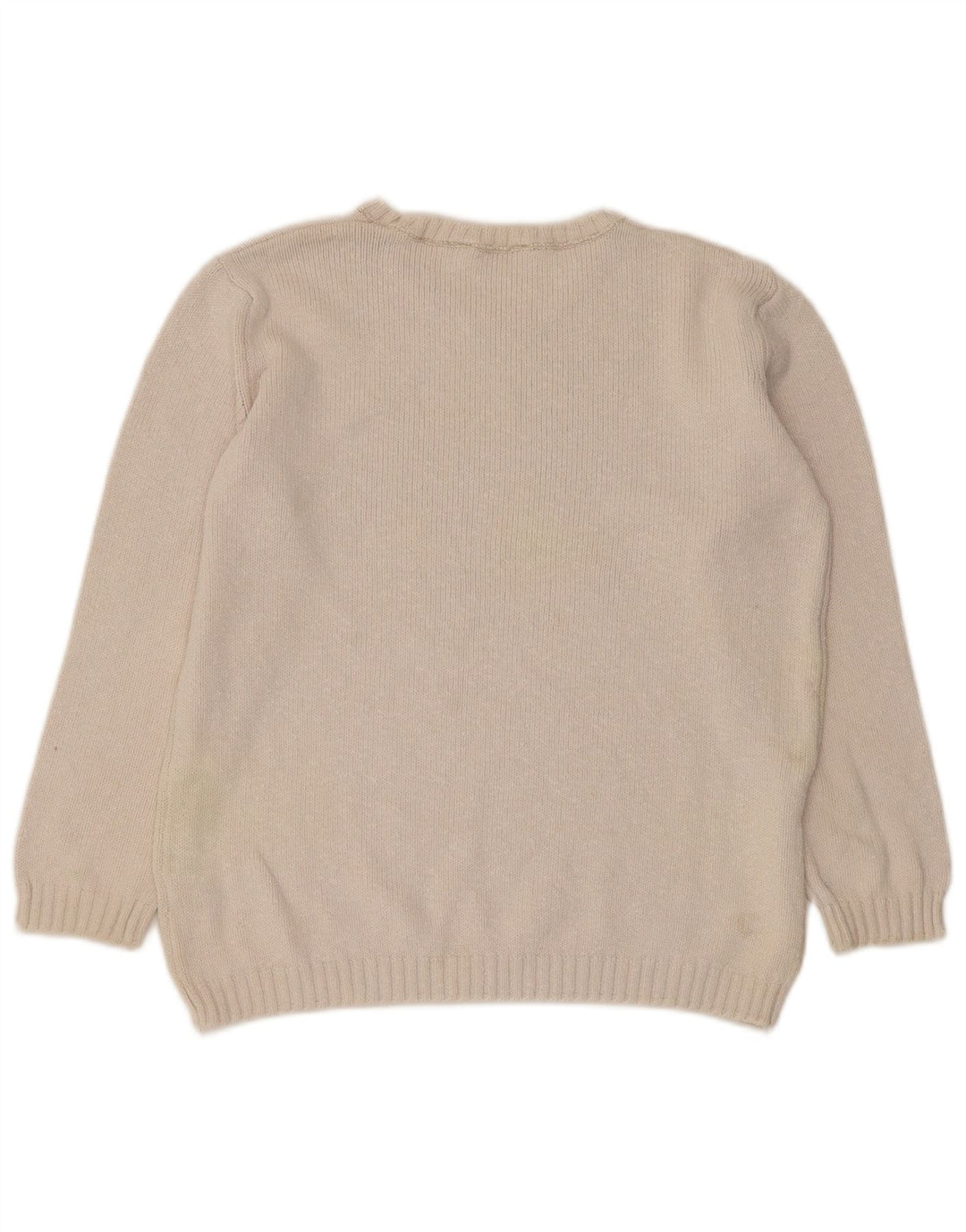 Marks & Spencer Damen-Pullover mit U-Boot-Ausschnitt, Gr. 10, Größe S, gebrochenes Weiß