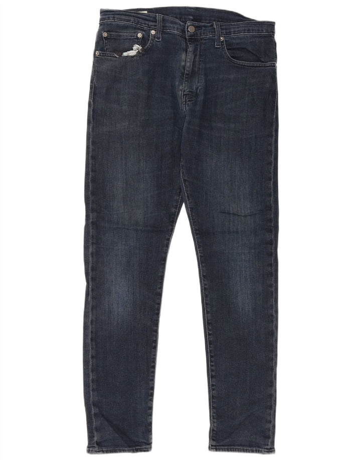 LEVI'S Herren Skinny Jeans W32 L32 Blaue Baumwolle