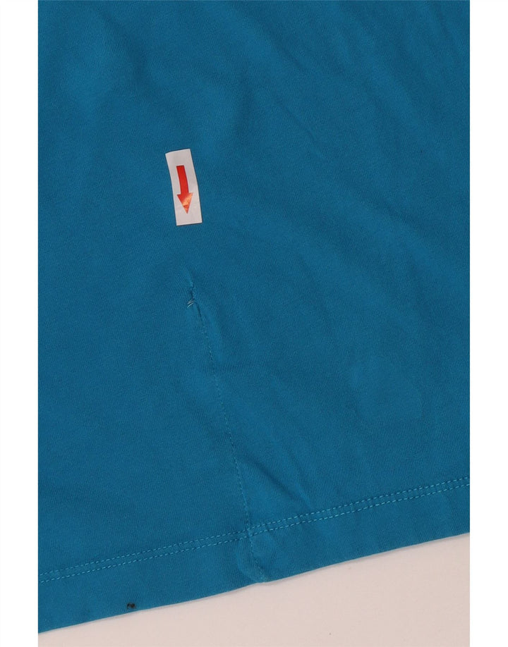 K-Way Damen T-Shirt Top UK 14 Mittelblau