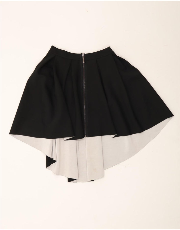GUESS Womens Asymmetrical Skirt W25 XS Black Polyester Vintage Guess and Second-Hand Guess from Messina Hembry 