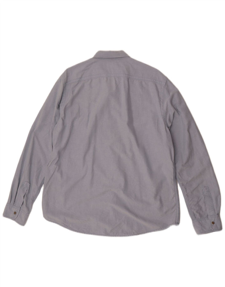 Ralph Lauren Herrenhemd XL, blaue Baumwolle