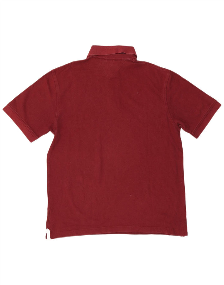 TOMMY HILFIGER Herren Poloshirt Medium Burgund Baumwolle