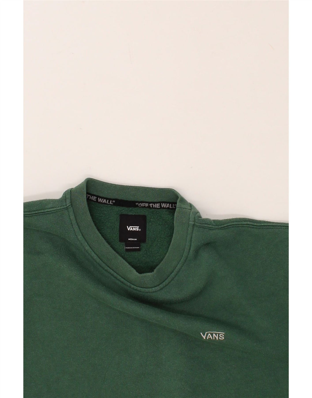 VANS Herren Sweatshirt Pullover mittelgrüne Baumwolle