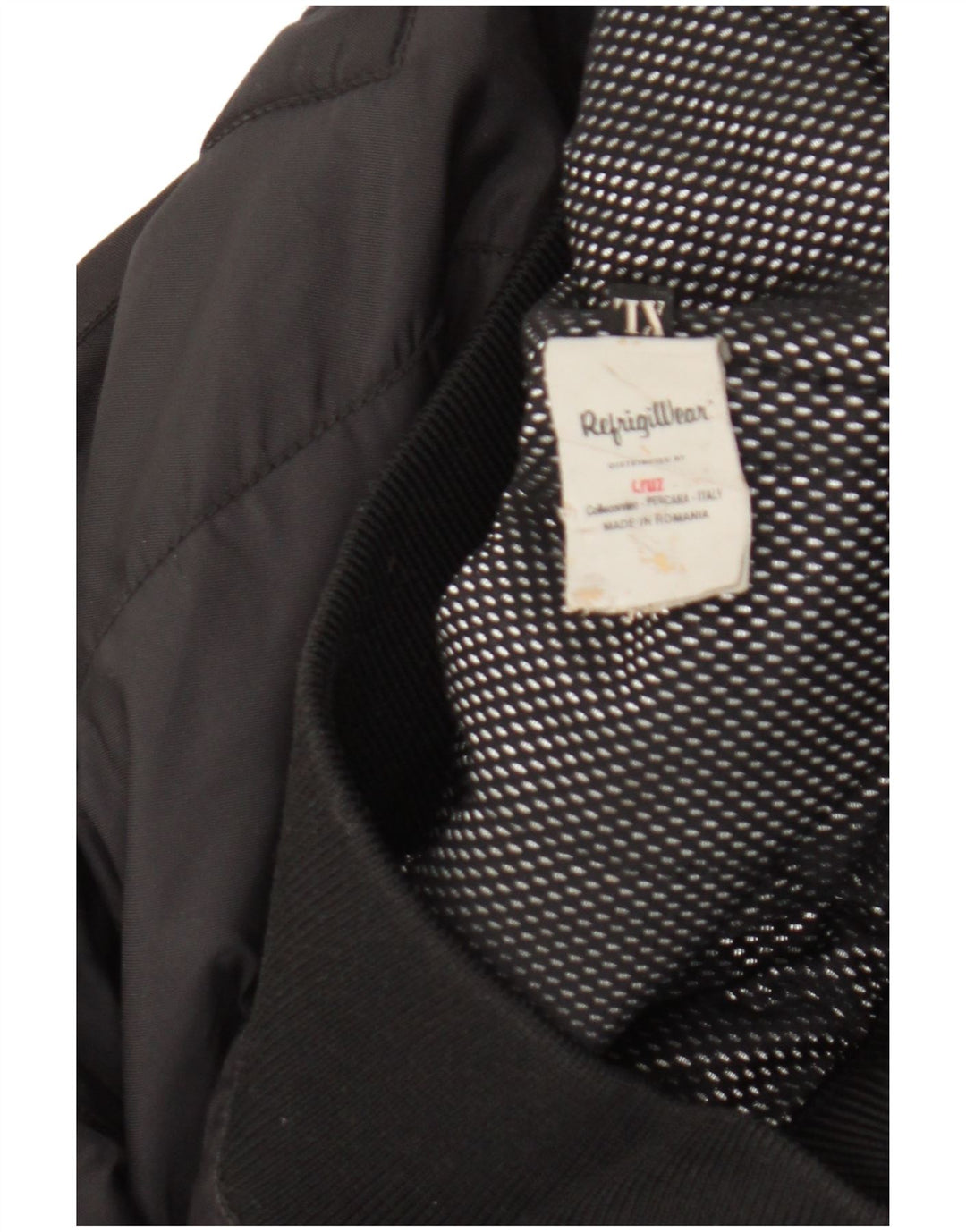 Refrigiwear Herren Bomberjacke UK 42 XL Schwarz Polyamid