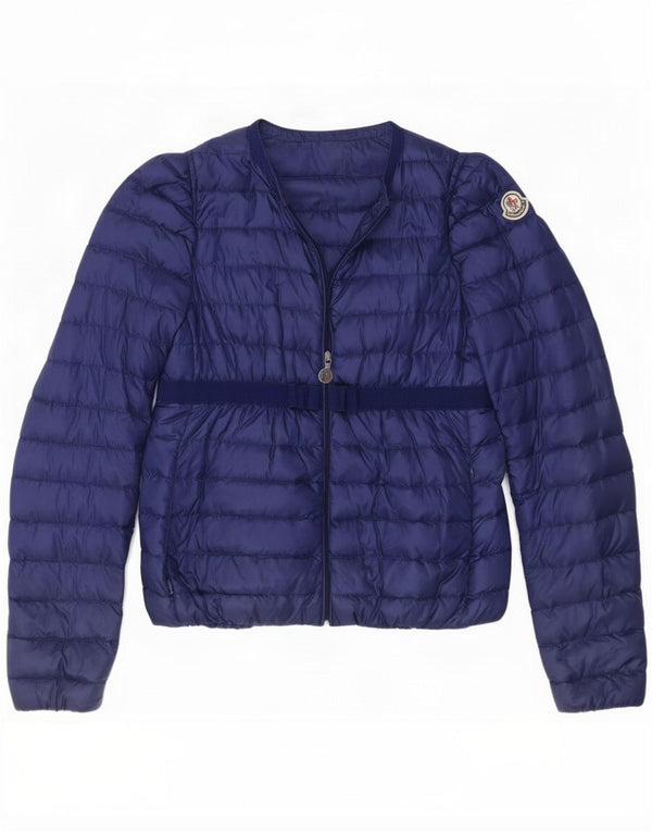 Moncler Wattierte Jacke für Mädchen, 13–14 Jahre, Marineblau, Polyamid