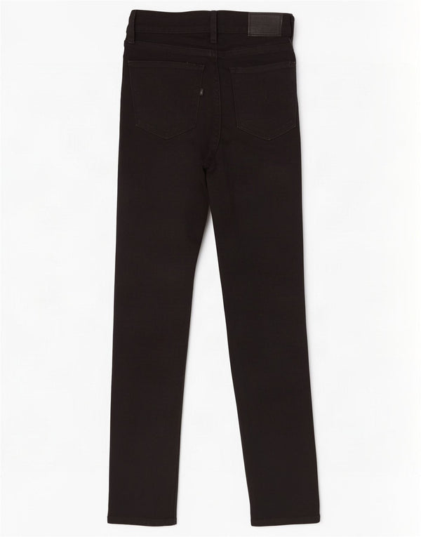 Levi's Damen 312 Shaping Slim Jeans W26 L30 Schwarze Baumwolle