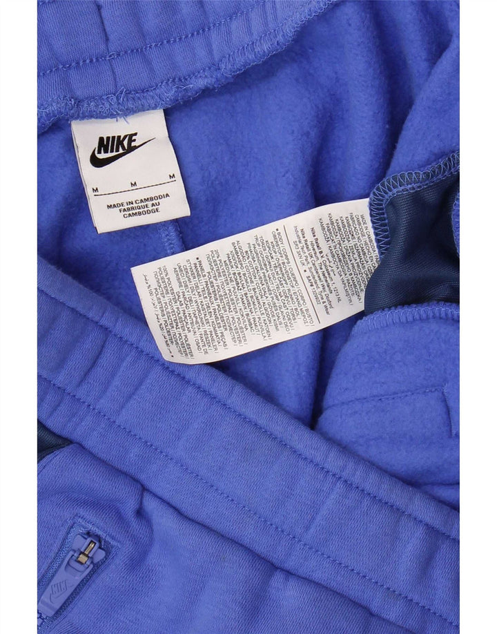 Nike Herren-Trainingshose, Jogginghose, Mittelblau, Colourblock-Baumwolle