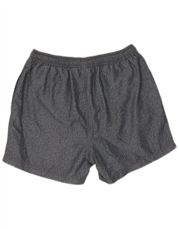 Vintage Herren Sportshorts Großes graues Polyester