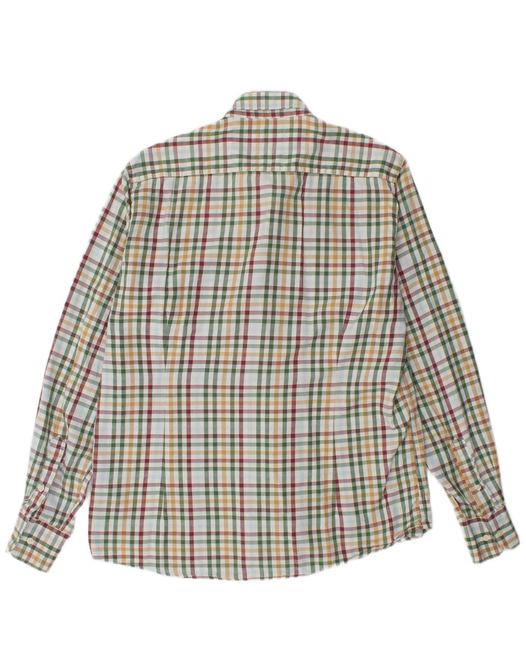 BARBOUR Mens Tailored Fit Flannel Shirt Large Multicoloured Check