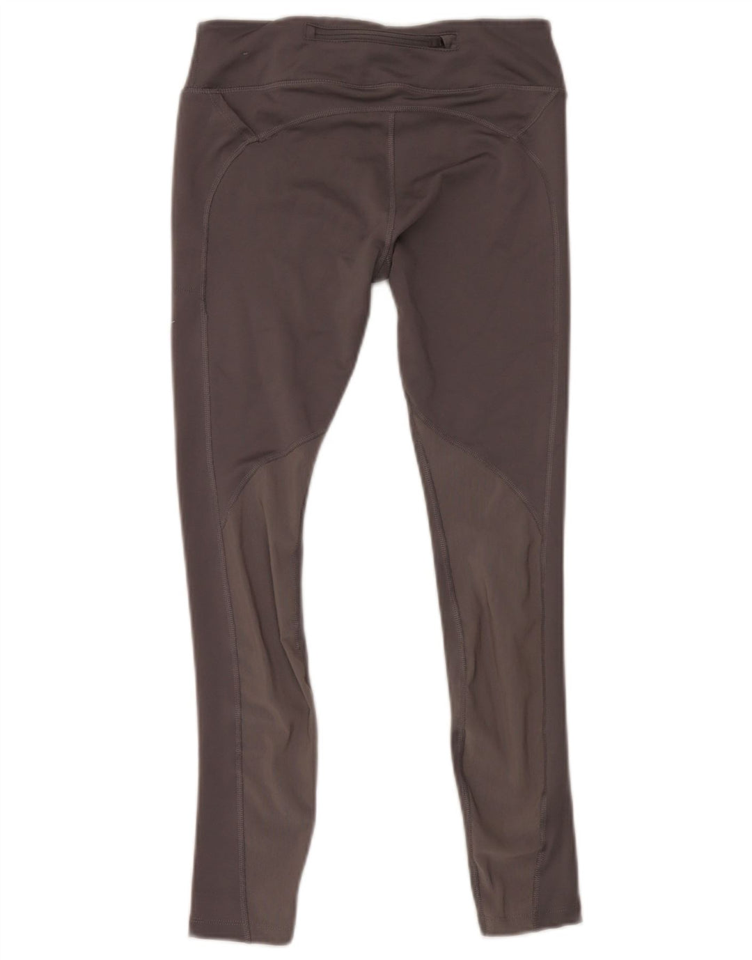 Nike Damen Dri Fit Crop Leggings UK 12 Mittelgraues Polyester