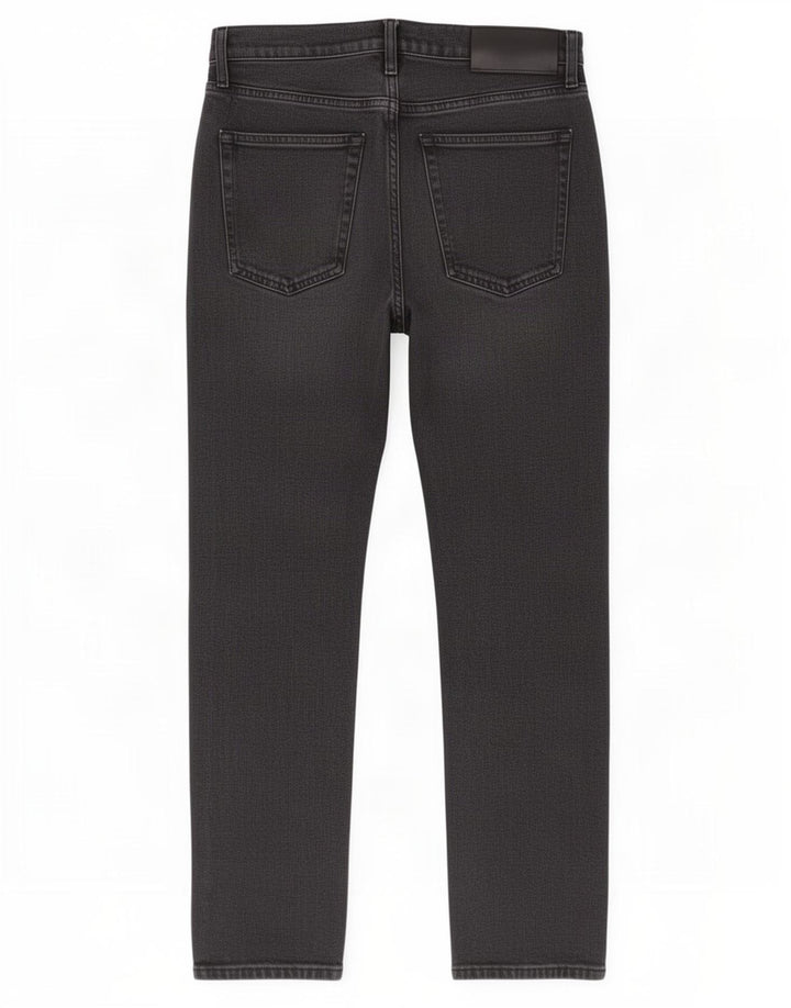Calvin Klein Damen Straight Jeans W31 L30 Grau