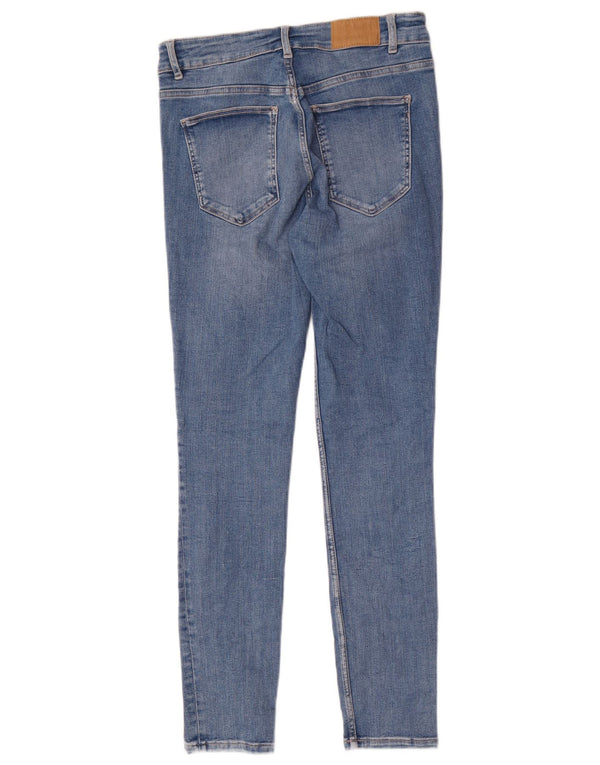 Zara Damen Skinny Jeans EU 38 Small W28 L28 Blaue Baumwolle
