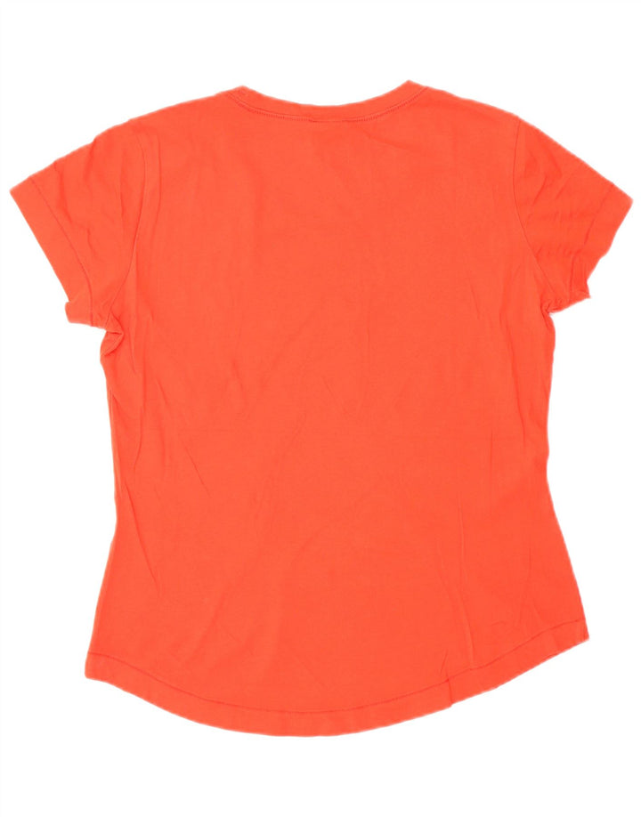 Champion Damen Grafik-T-Shirt-Oberteil UK 14 Mittelrot