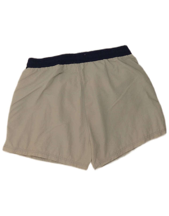 Fila Herren-Sportshorts mit Grafik, groß, graues Farbblock-Polyester
