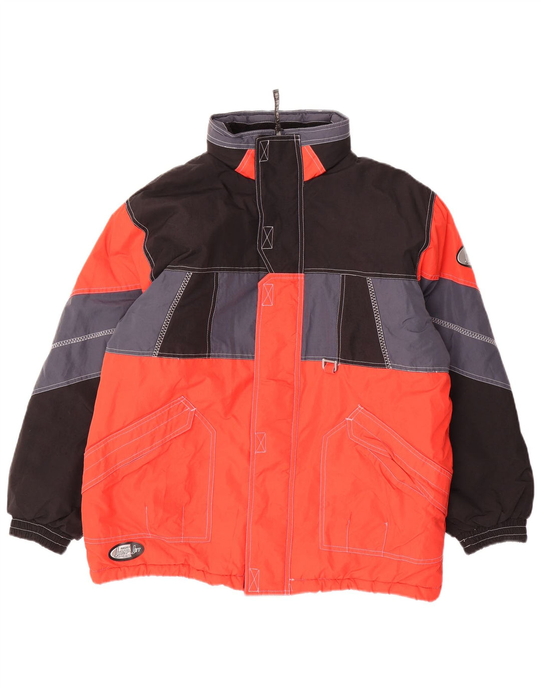 Brugi Herren Skijacke UK 44 2XL Rot Colourblock Polyamid