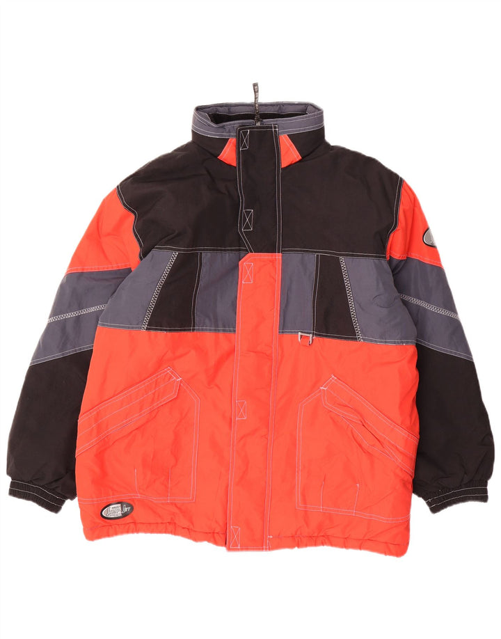 Brugi Herren Skijacke UK 44 2XL Rot Colourblock Polyamid