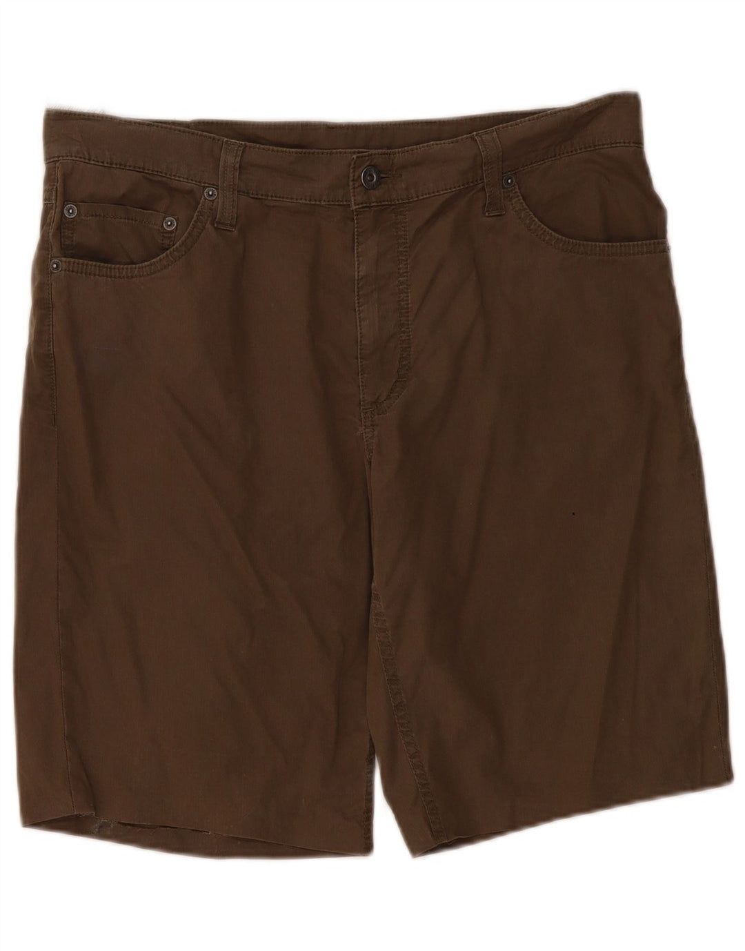 MUSTANG Herren-Freizeitshorts W36, große Khaki-Baumwolle