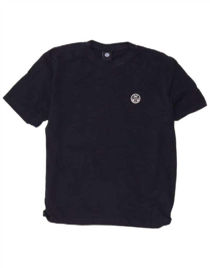 North Sails Herren T-Shirt Top XS Marineblau Baumwolle