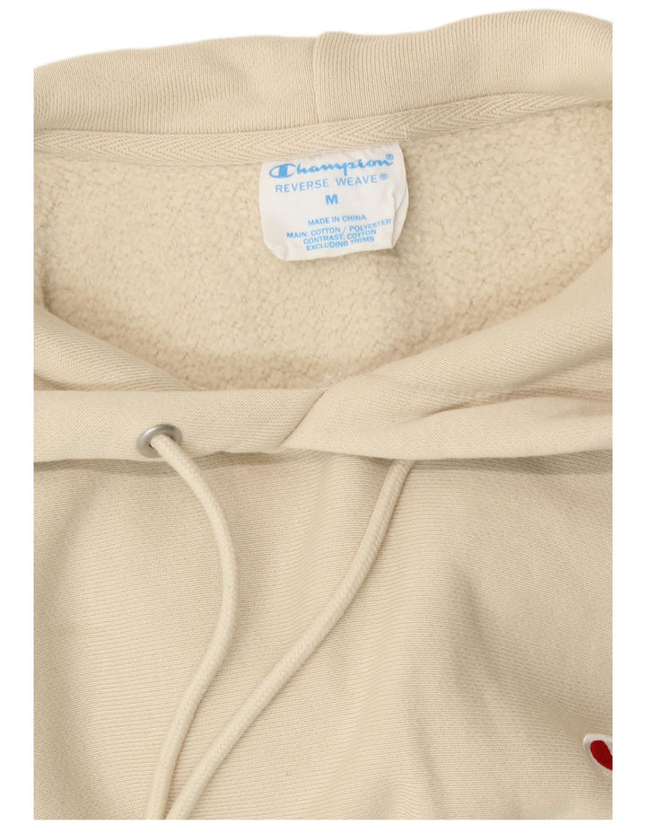 CHAMPION Mens Hoodie Jumper Medium Beige Cotton Vintage Champion and Second-Hand Champion from Messina Hembry 