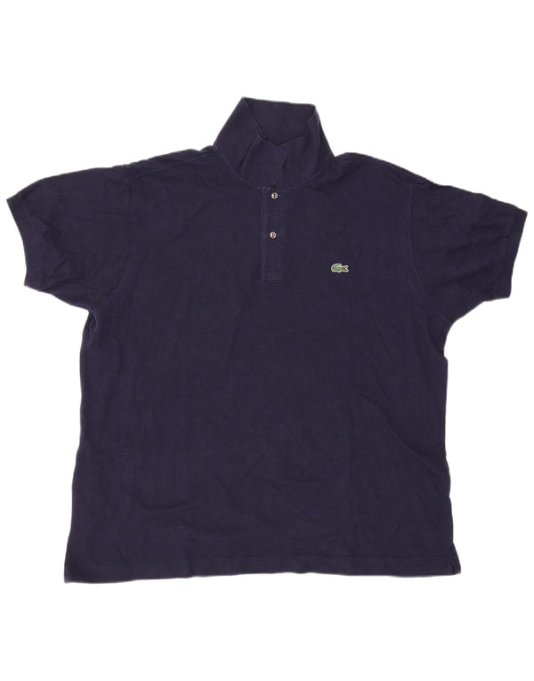 LACOSTE Herren-Poloshirt mit klassischer Passform, Größe 8 3XL, marineblaue Baumwolle
