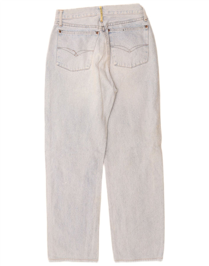 Replay Damen Straight Jeans W32 L30 Blaue Baumwolle