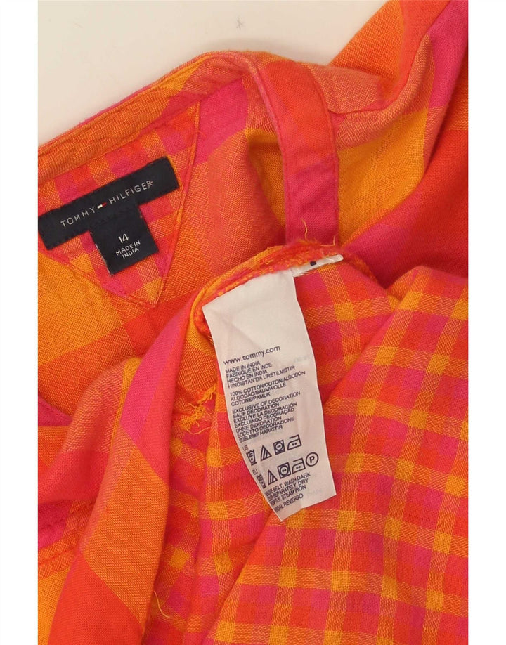 Tommy Hilfiger Mädchen-Etuikleid, 13–14 Jahre, mehrfarbig, Gingham