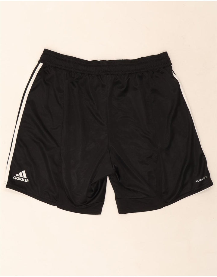 ADIDAS Herren Deutscher Fußball Bund Sport Shorts UK 42 Large Schwarz