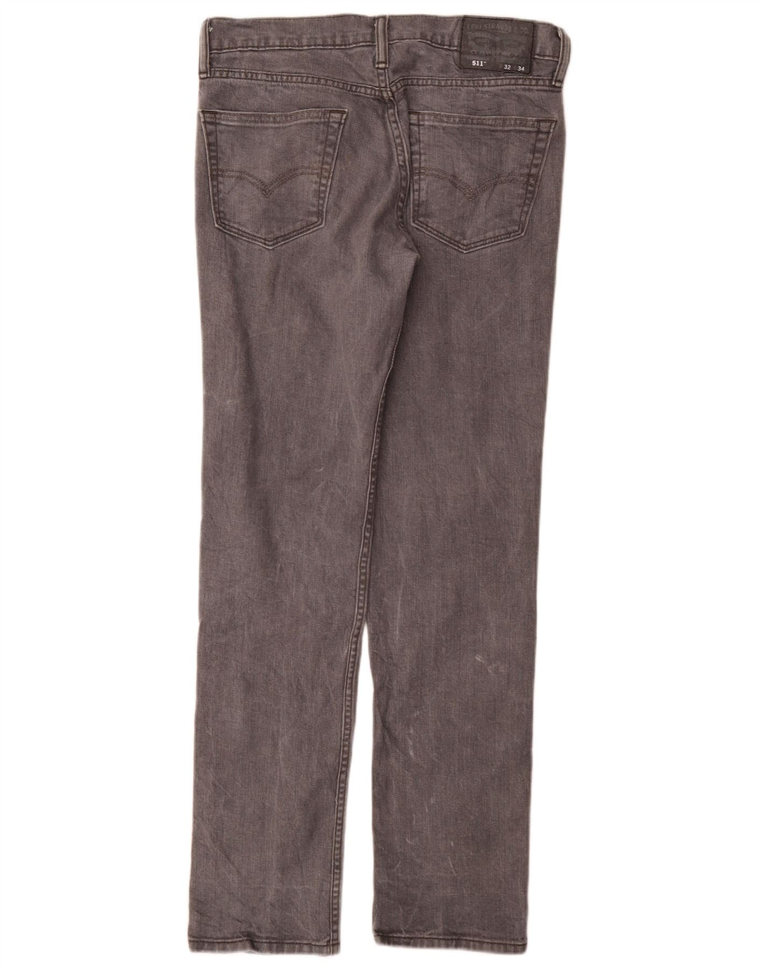 Levi's Herren 511 Slim Jeans W32 L32 Graue Baumwolle