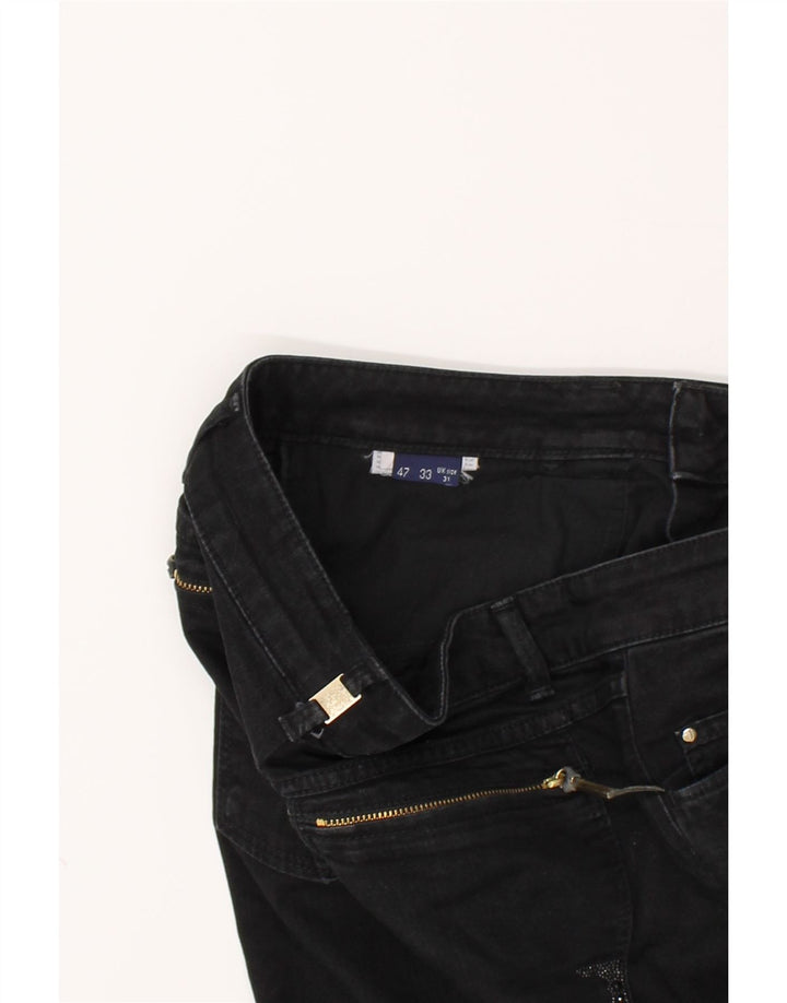TRUSSARDI Womens Slim Jeans W31 L28 Black Vintage Trussardi and Second-Hand Trussardi from Messina Hembry 