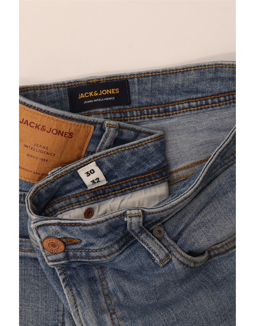Jack & Jones Herren Liam Distressed Skinny Jeans W30 L32 Blau