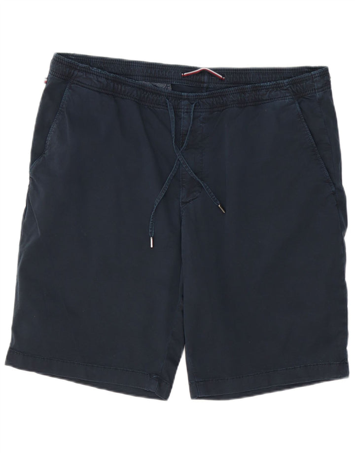 TOMMY HILFIGER Herren Chino Shorts W36 Große Marineblaue Baumwolle