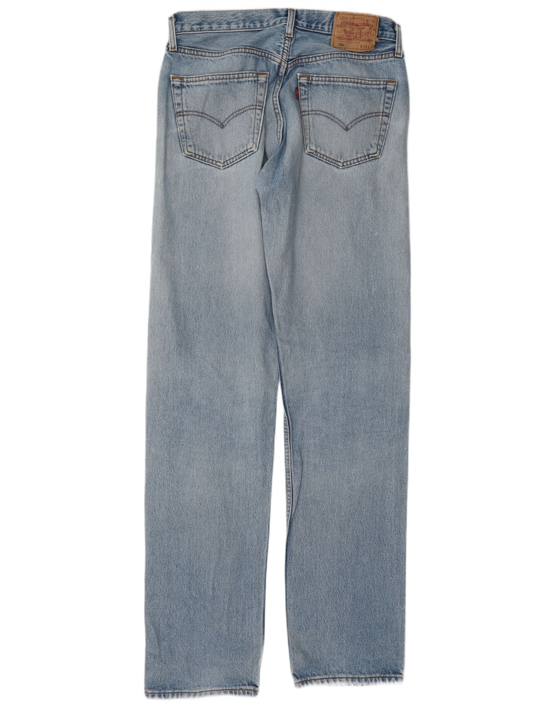 Levi's Herren 501 Straight Jeans W33 L36 Blaue Baumwolle