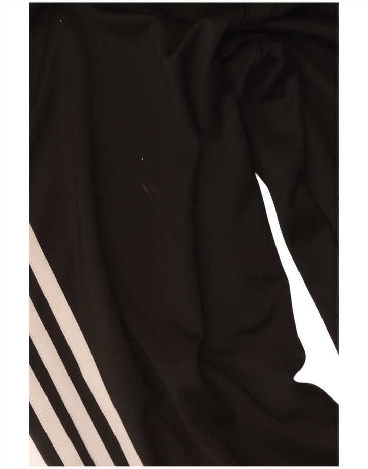 Adidas Damen Climalite Capri Leggings UK 12/14 Medium Schwarz Polyester