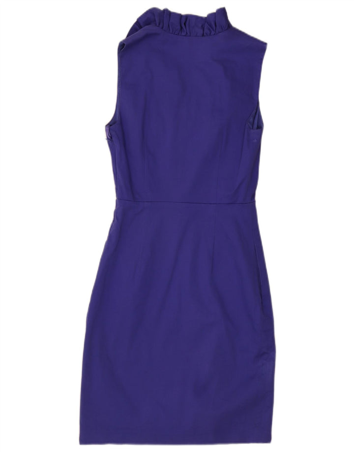 Ärmelloses Etuikleid für Damen von TED BAKER, Größe 1, klein, lila Baumwolle