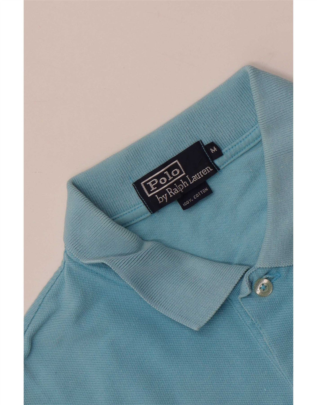 Polo Ralph Lauren Herrenhemd aus mittelblauer Baumwolle