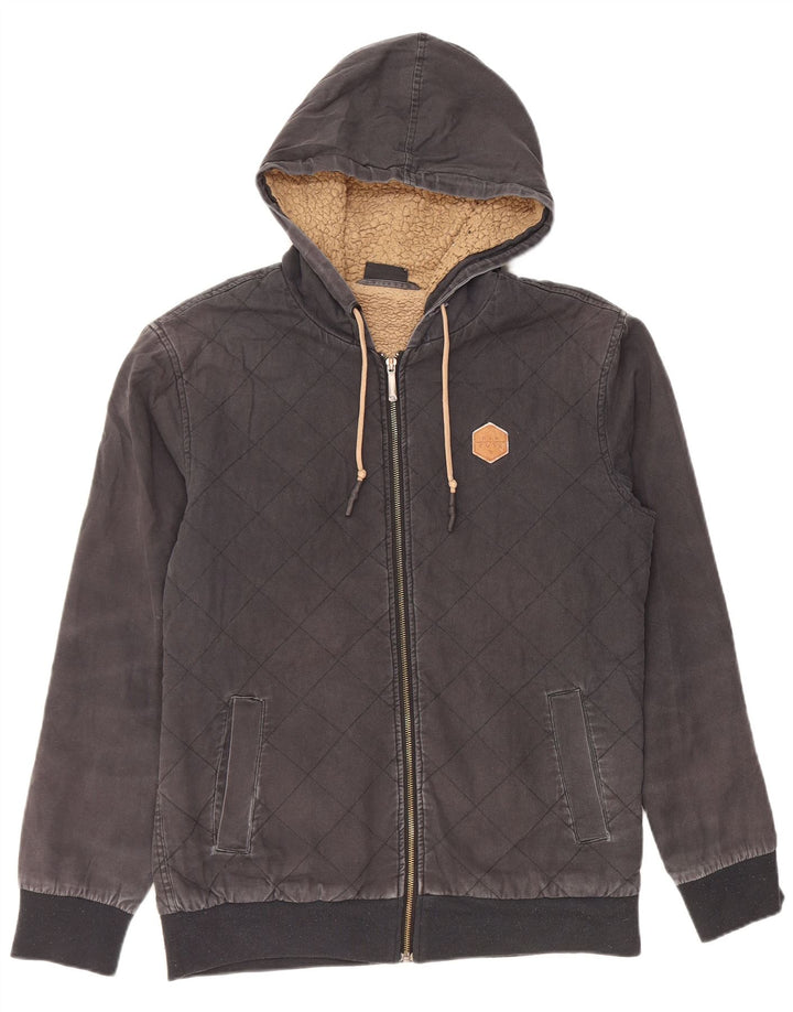 RIP CURL Herren-Kapuzenpullover mit Reißverschluss, Größe S, Schwarz